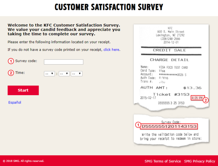 Kfc Customer Satisfaction Survey